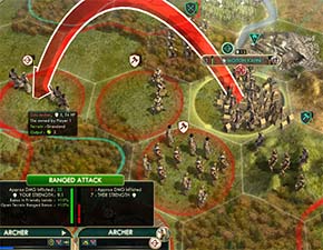 Civilization V - defensive Shoshone