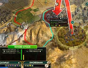 Civilization V - Shoshone on offensive