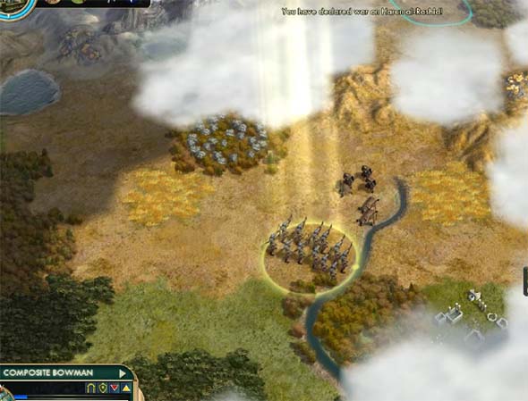 Civilization V - Shoshone Pathfinder Composite Bow attacking enemy Scout