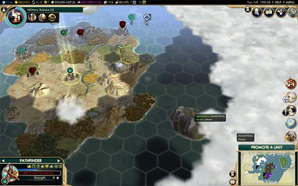 Civilization V - Unclaimed continent