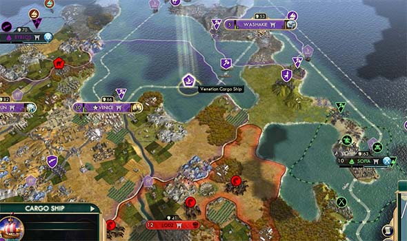 Civilization V - Venice purchased a canal city