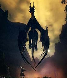 Dark Souls Artorias of the Abyss - Kalameet