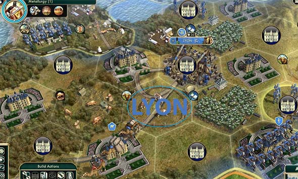 Civilization V - Chateau placement