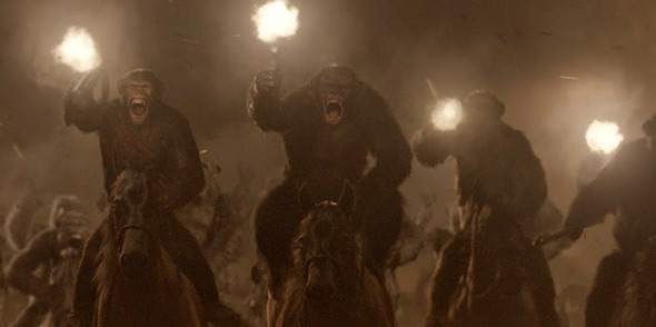 Dawn of the Planet of the Apes - ape cavalry