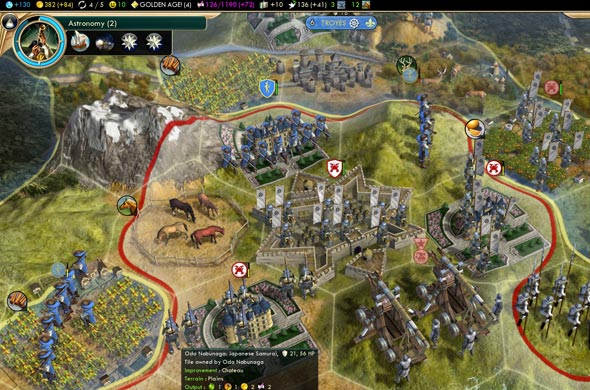 Civilization V - Stealing Chateaux with Citadels