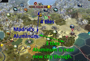 Civilization V - already-owned territory for a new city