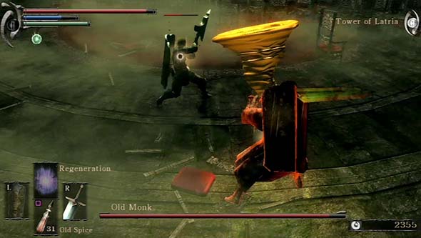 Demon's Souls - Old Monk PvP boss duel