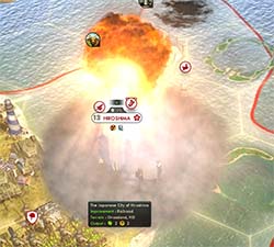 Civilization V - missiles against Japan