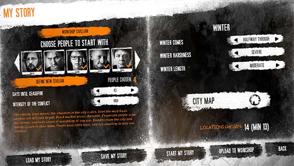 This War of Mine - story workshop