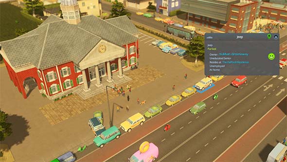 Cities: Skylines - parallel parking