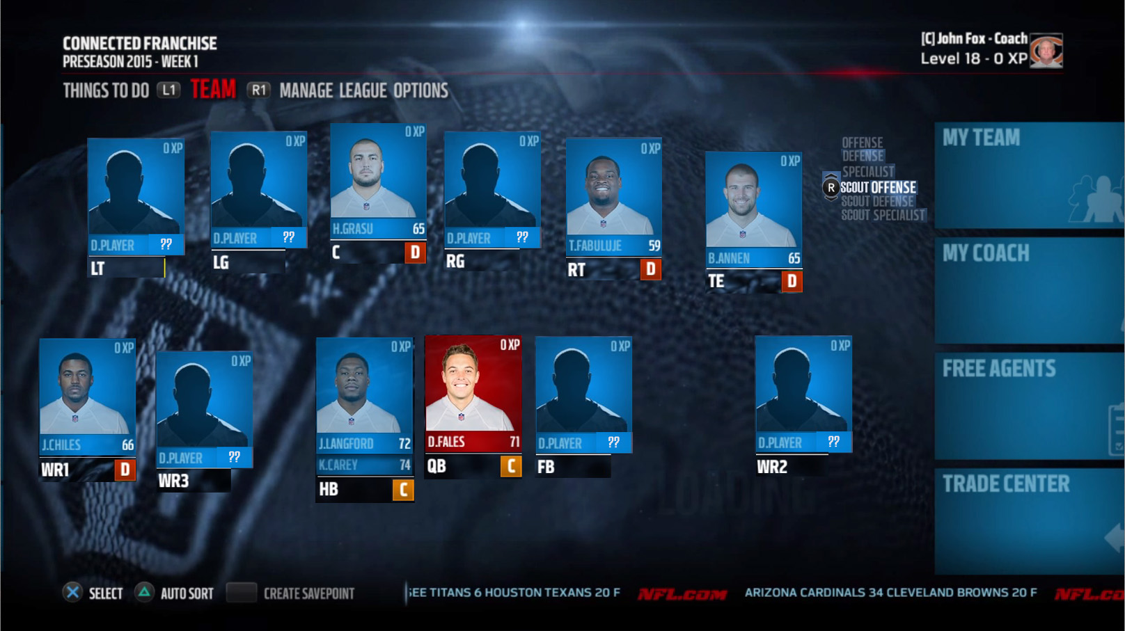 Madden 19 Depth Chart