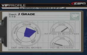 NFL 2k5 VIP Profile