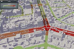 Cities: Skylines - traffic overlay