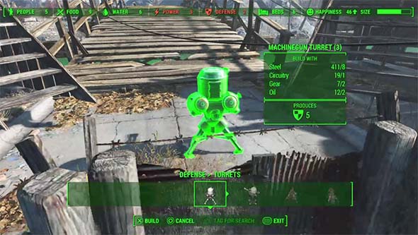 Fallout 4 - settlement crafting