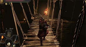 Dark Souls II - holding torch