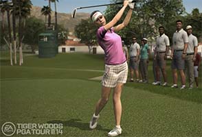 Tiger Woods PGA Tour 16 - woman golfer