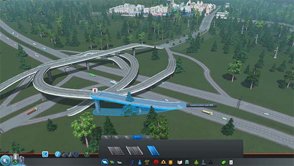 Cities Skylines - highway intersection