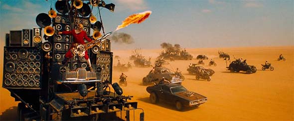 Mad Max: Fury Road - flaming guitar