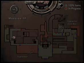 Resident Evil HD - mansion map