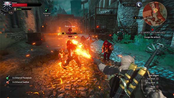 The Witcher III: Wild Hunt - higher-level enemies