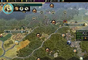 Civilization V - Great Warpath city connection