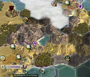 Civilization V - pathfinding across mountains