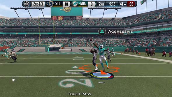 Madden NFL 16 - aggressive catch