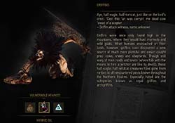 The Witcher III: Wild Hunt - bestiary griffon