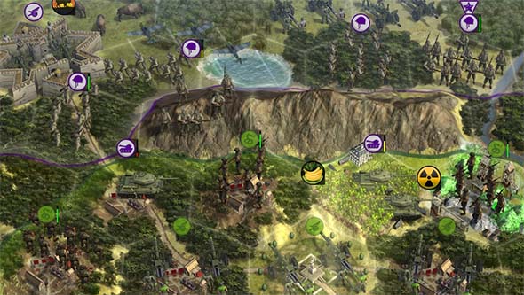 Civilization V - planes and artillery versus Carthage