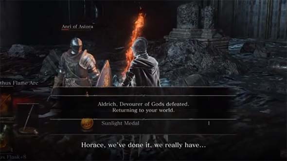 Dark Souls III - Anri fights Aldrich