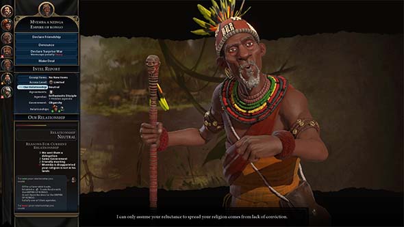 Civilization VI - threat from an A.I.