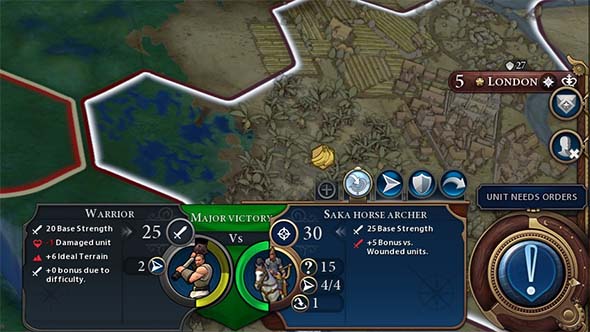 Civilization VI - unit needs orders