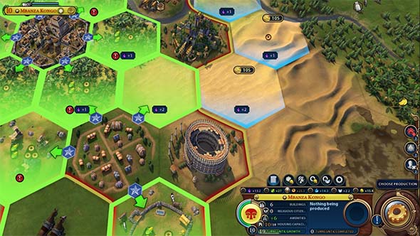 Civilization VI - no production queue