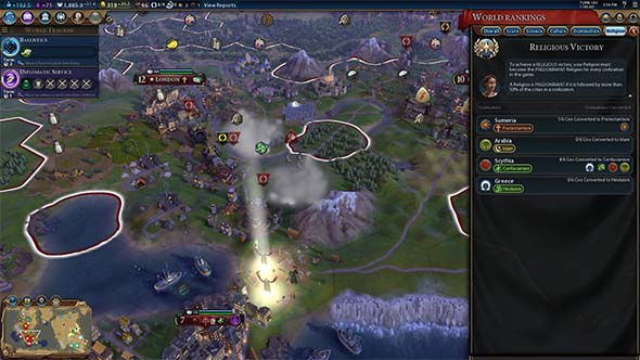 Civilization VI - Religious battle