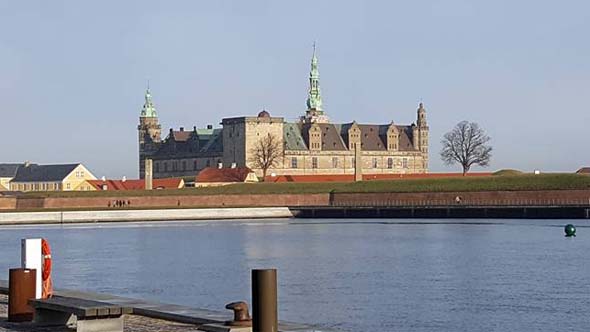 Kronborg castle in Helsingor, Denmark