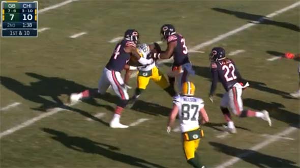 Bears v Packers: can't tackle Montgomery