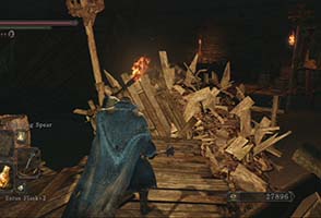 Dark Souls II: No Man's Wharf debris