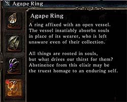 Dark Souls II: Scholar of the First Sin - Agape Ring