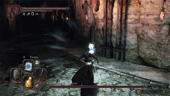 Dark Souls II: Scholar of the First Sin - distracting skeletons with Yearn