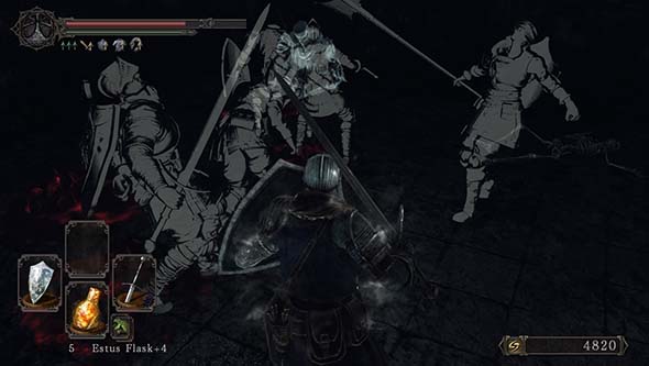 Dark Souls II: Scholar of the First Sin - pool of blood