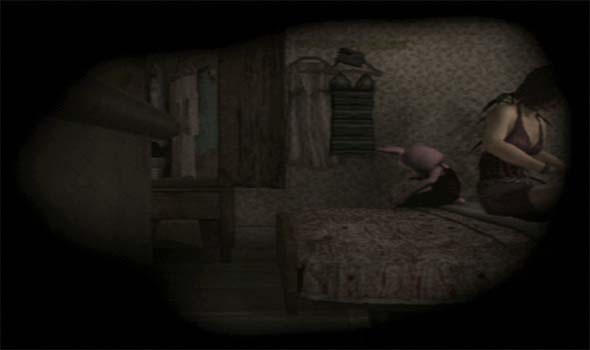 Silent Hill 4: the Room - peeing on Eileen