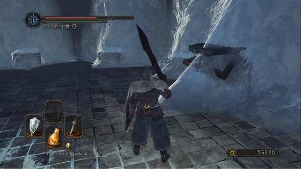 Dark Souls II: Scholar of the First Sin - mimic frozen in ice