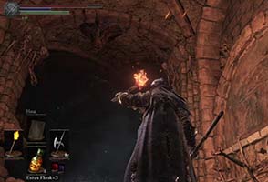 Dark Souls III - torch raised