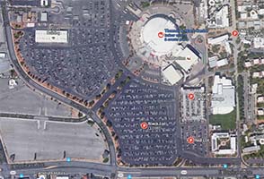 Thomas & Mack Center parking