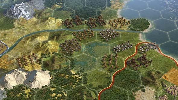 Civilization V - combat preview