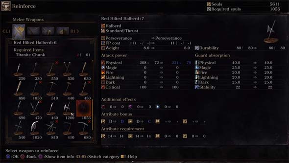 Dark Souls III - Halberd scaling