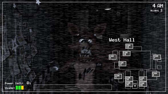 Five Nights at Freddy's - running down the hallway