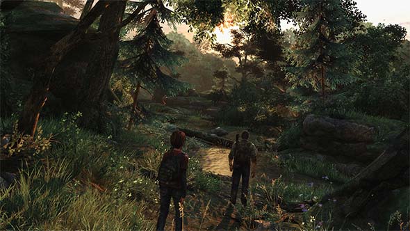 The Last of Us - Joel and Ellie traveling