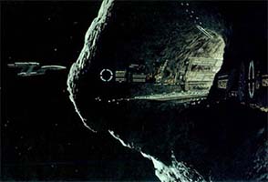 Ralph McQuarrie space dock concenpt