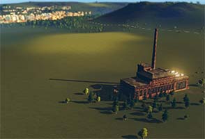 Cities Skylines: decrepit factory